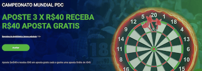 Bet90 oferta dardos campeonato mundial freebet grátis