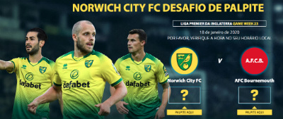 Norwich City x Bournemouth palpites aposta bônus brasil