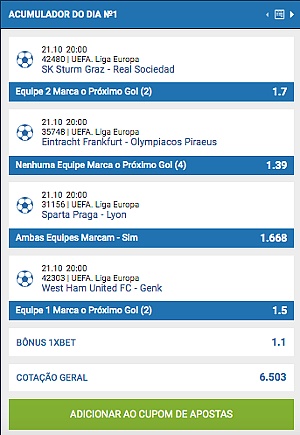 Liga Europa com odds acumuladas para Sturm Graz vs Real Sociedad, Eintracht Frankfurt vs Olympiacos Piraeus, Sparta Praga vs Lyon, West Ham United FC vs Genk e muito mais!