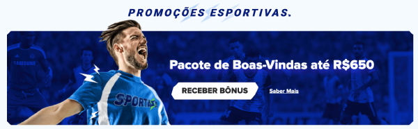 Bonus boas vindas Sportaza de 100% até R$ 650
