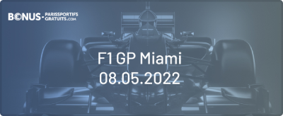 Apostas F1 GP Miami 08-05-2022