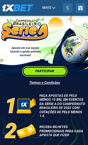 Imagem serie A Brasileirão 1xbet  para apostar