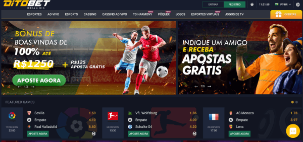 Homepage Ditobet Esports