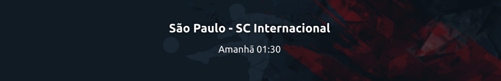 Jogo entre São Paulo e Internacional pelo Brasileirão com odds Tornadobet