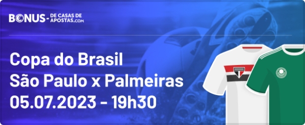 Palpite São Paulo x Palmeiras 05-07-2023 - Apostas Copa do Brasil