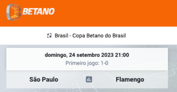 Final Copa Betano do Brasil 2023 - Apostas São Paulo x Flamengo 24-09-2023