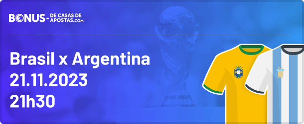 Odds e palpites para Brasil x Argentina nas Eliminatórias da Copa do Mundo 2026