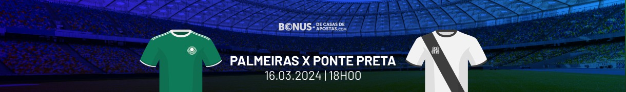 Palpites Palmeiras x Ponte Preta em 16.03