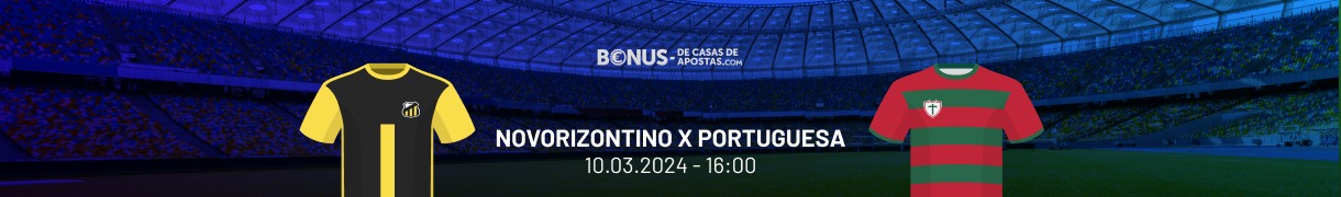 Palpites para Novorizontino x Portuguesa | 10.03.2024 | 16h
