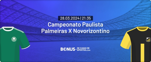 Palpites Palmeiras x Novorizontino 28.03.2024