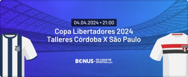 Talleres Córdoba x São Paulo Palpite