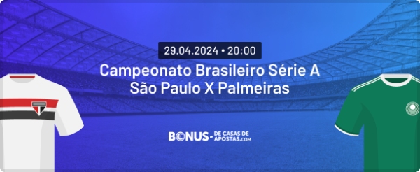 Brasileirão Betano com Palpite para São Paulo x Palmeiras